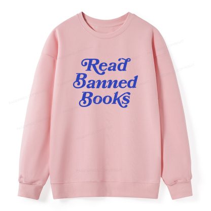 Pagewings Read Banned Books Unisex Classic Sweatshirt