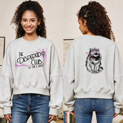 Pagewings Desperado Club Fleece Crop Sweatshirt