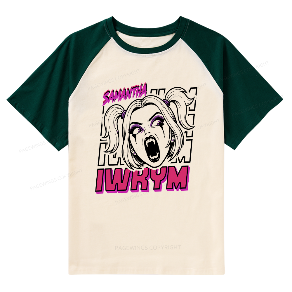 Pagewings Sci Fi Bookish Raglan T-shirt