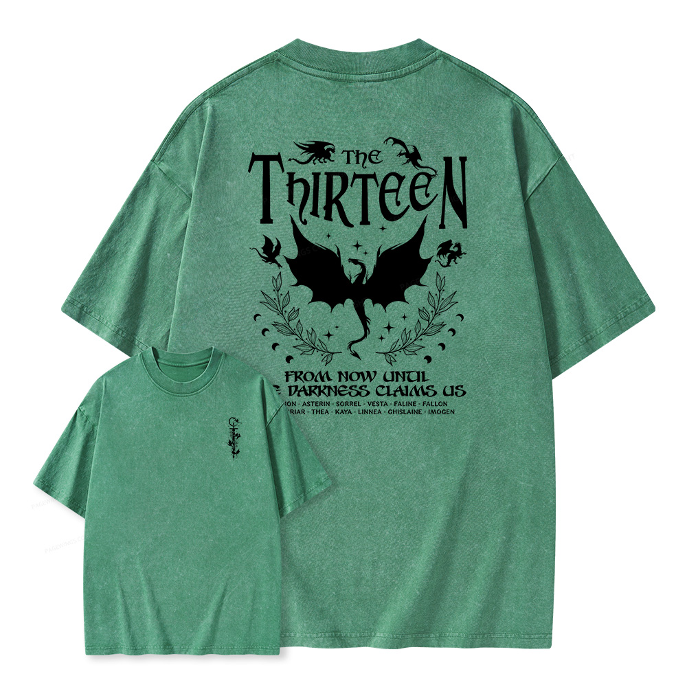 Pagewings The Thirteen Unisex Washed T-shirt