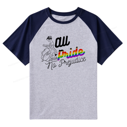 Pagewings All Pride No Prejudice Raglan T-shirt