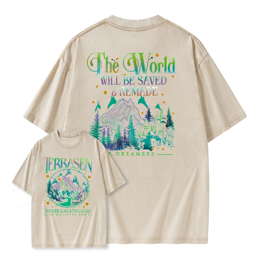 Pagewings Terrasen Unisex Washed T-shirt