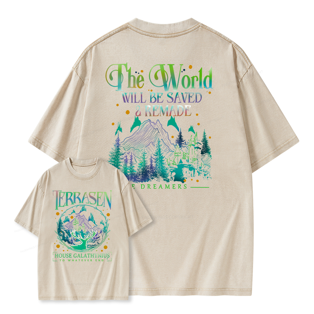 Pagewings Terrasen Unisex Washed T-shirt