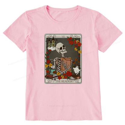 Pagewings The Reader Tarot Card TShirt, Bookish Shirt Unisex Classic T-shirt