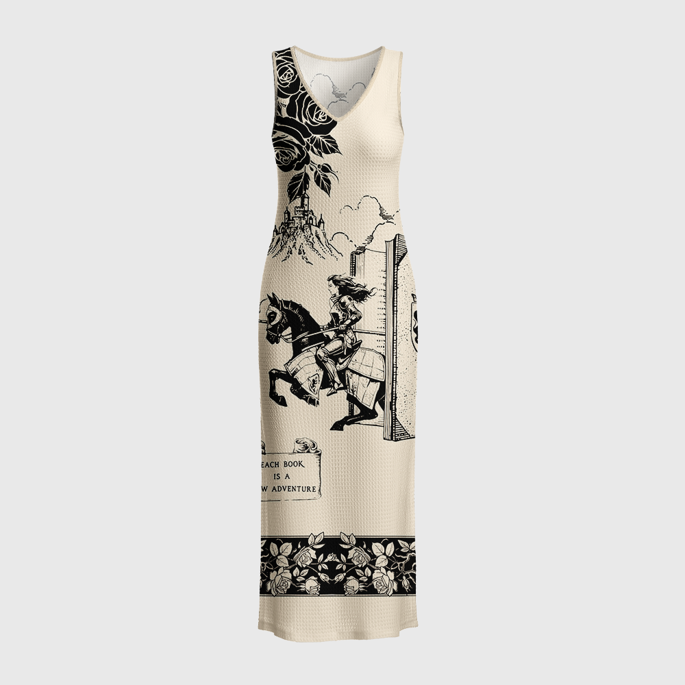 Pagewings Each Book Is A New Adventure Crochet Maxi Dress