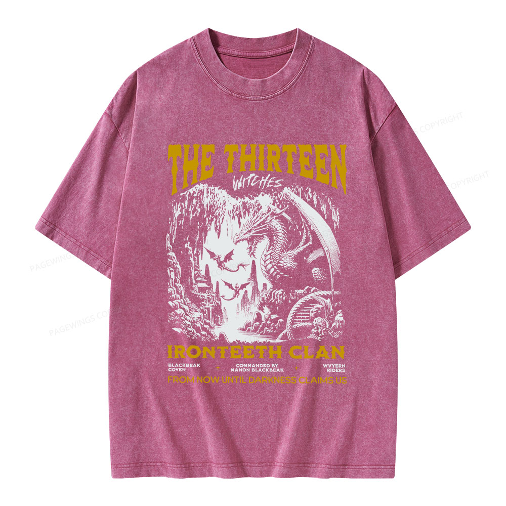 Pagewings The Thirteen Unisex Washed T-shirt