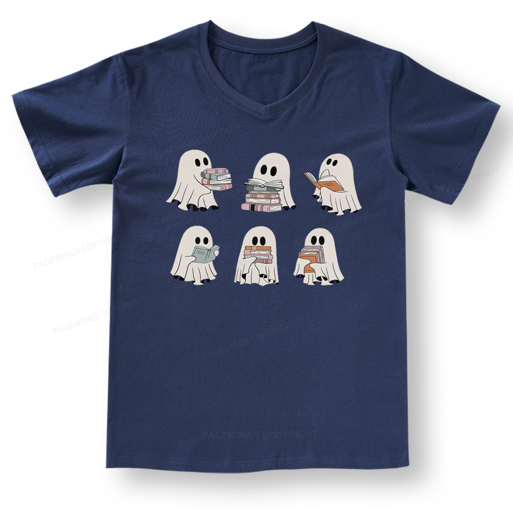 Pagewings I'm With The Banned Reading V-neck T-shirt