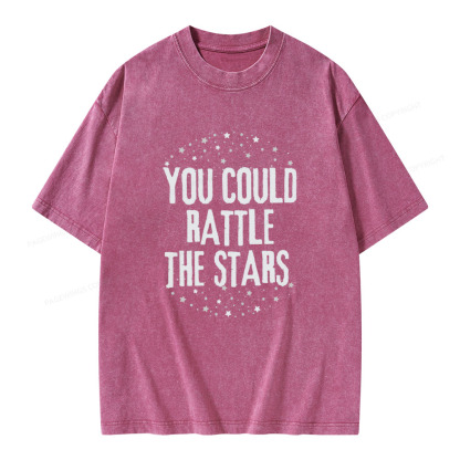Pagewings You Could Rattle the Stars Unisex Washed T-shirt