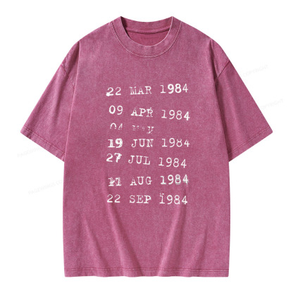Pagewings Library Stamps Unisex Washed T-shirt