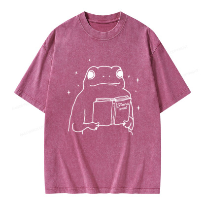 Pagewings Faerie Smut and Frogs Comfort Unisex Washed T-shirt