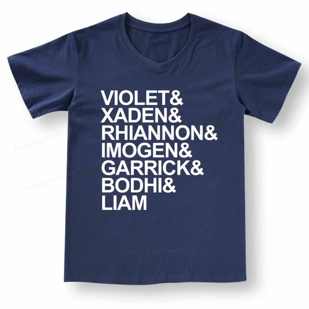 Pagewings Fourth Wing MC Classic T-Shirt V-neck T-shirt