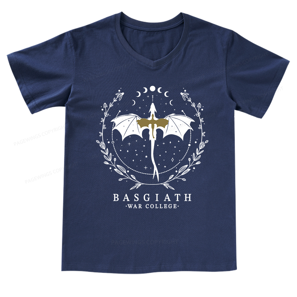 Pagewings Basgiath War College V-neck T-shirt