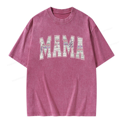 Pagewings A Reading Log About MAMA Unisex Washed T-shirt