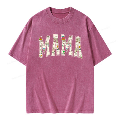 Pagewings About MAMA's Books Unisex Washed T-shirt