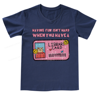 Pagewings Do You Even Read V-neck T-shirt