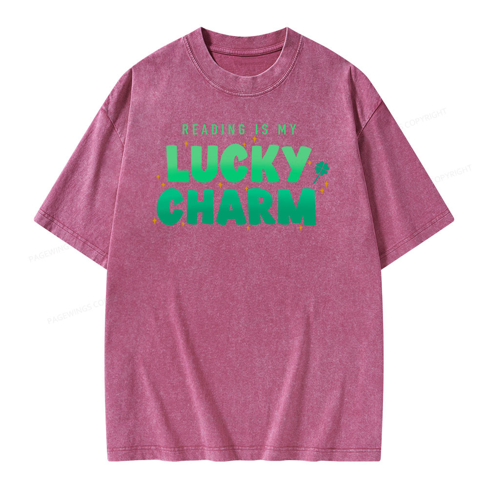 Pagewings Lucky Charm Shirt Unisex Washed T-shirt