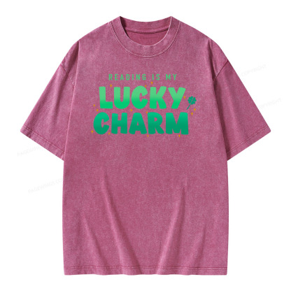 Pagewings Lucky Charm Shirt Unisex Washed T-shirt