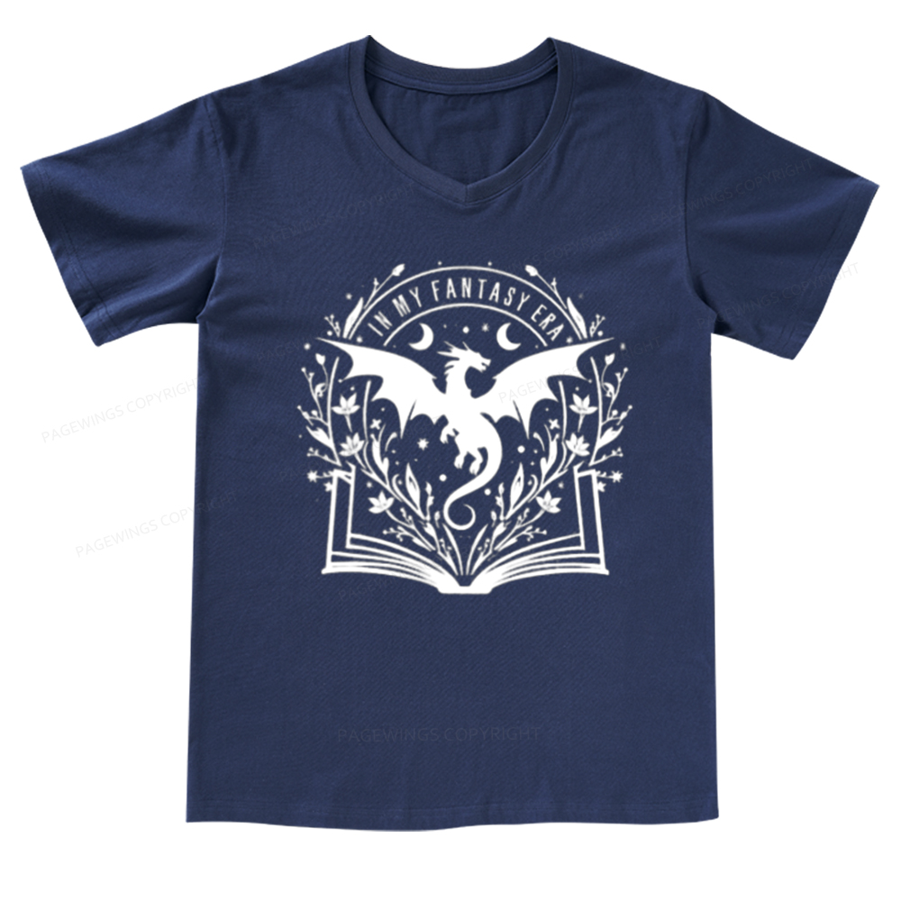Pagewings Fantasy Era Unisex Tee V-neck T-shirt