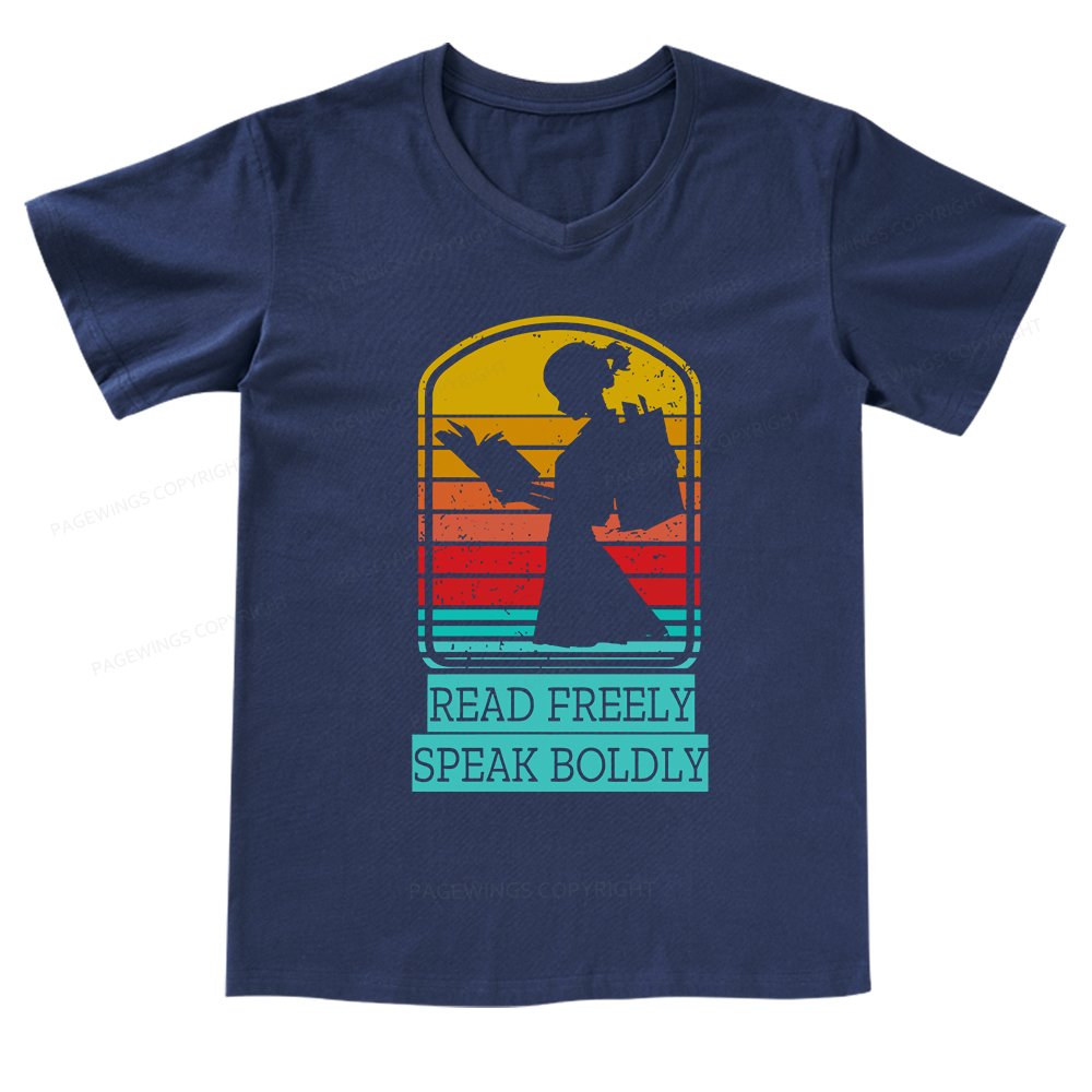 Pagewings Banned books T-Shirt V-neck T-shirt