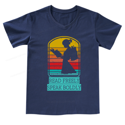 Pagewings Banned books T-Shirt V-neck T-shirt