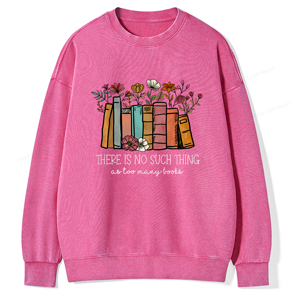 Pagewings Such A Thing Unisex Washed Sweatshirt