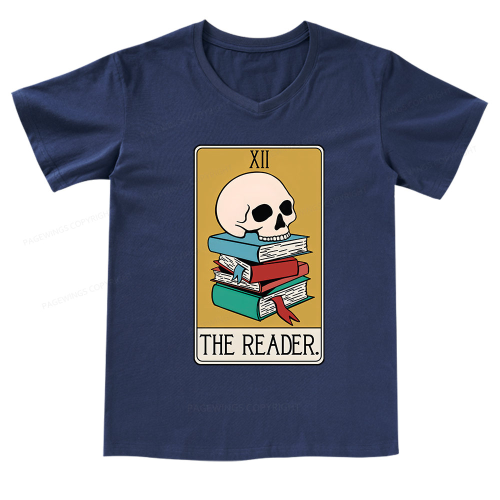 Pagewings Funny Tarot Shirt Tarot Card  V-neck T-shirt