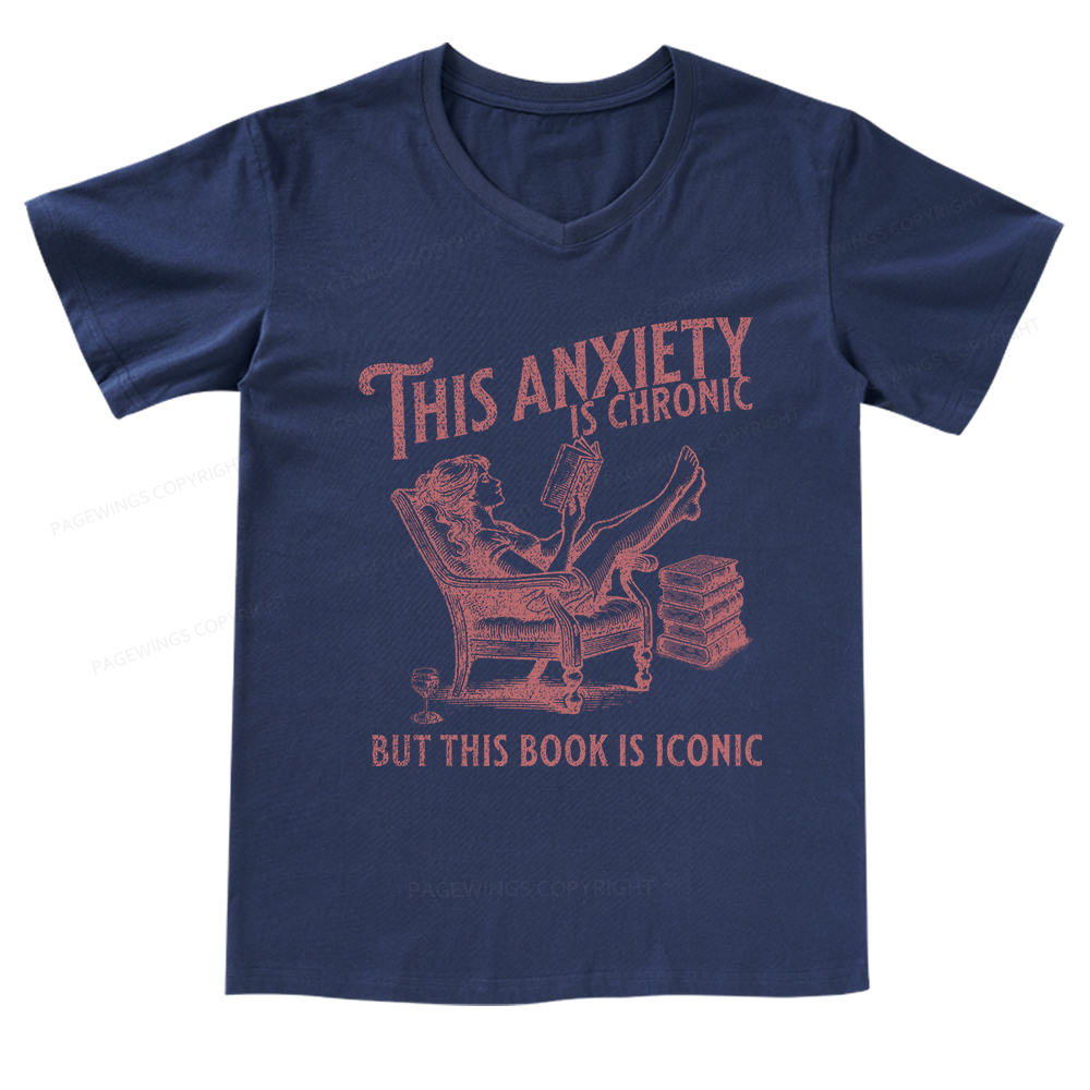 Pagewings Funny Bookish Shirt V-neck T-shirt
