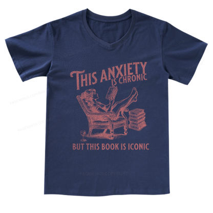 Pagewings Funny Bookish Shirt V-neck T-shirt
