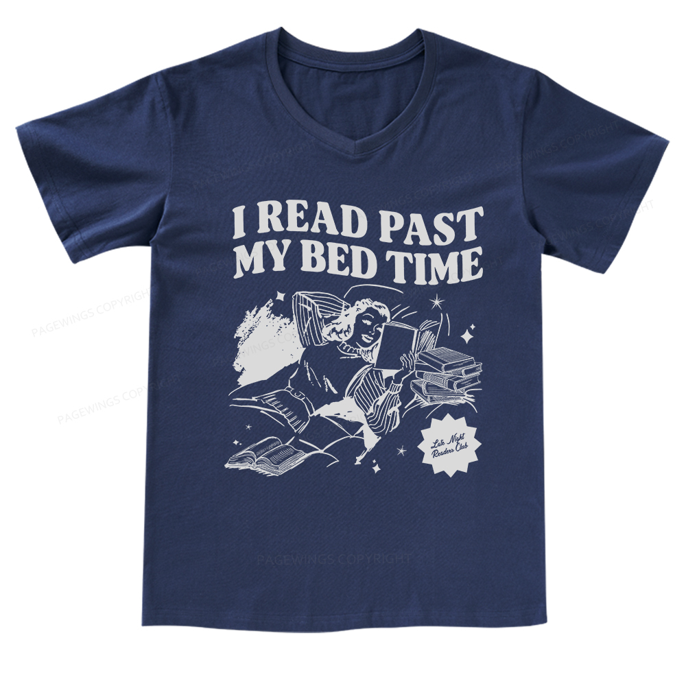 Pagewings Book Club Sweatshirt V-neck T-shirt