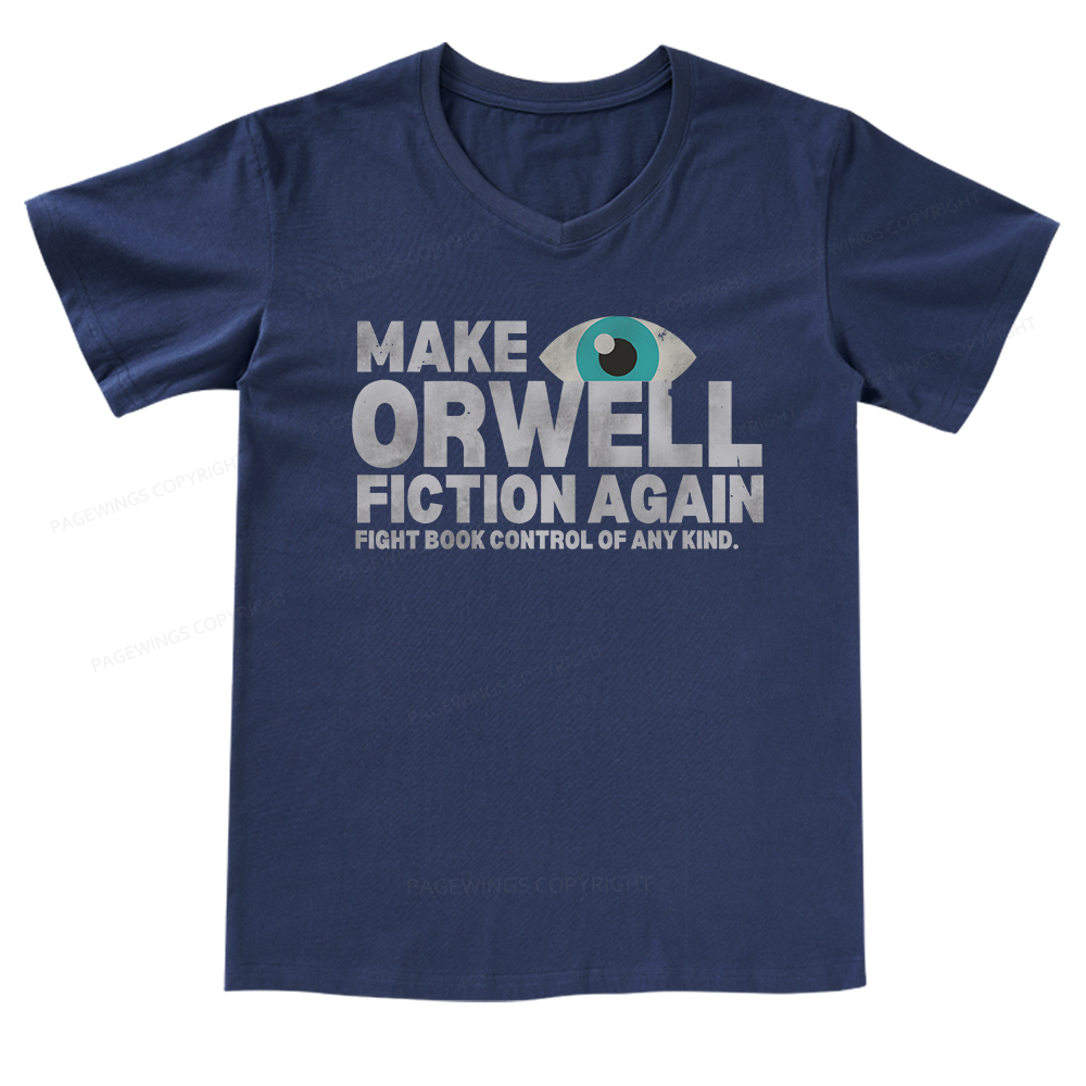 Pagewings Read Banned Books V-neck T-shirt