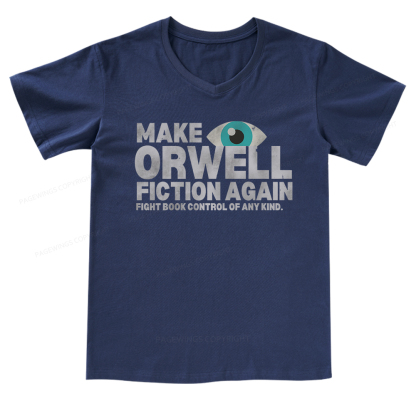 Pagewings Read Banned Books V-neck T-shirt