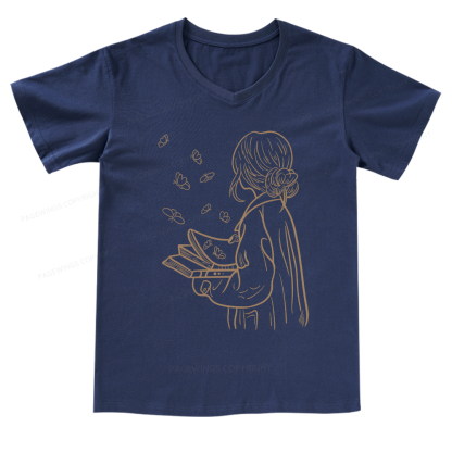 [Copy]A-V领T模版Pagewings 文案 V-neck T-shirt
