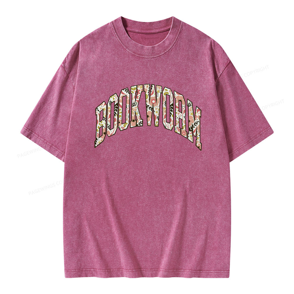 Pagewings Bookworm Unisex Washed T-shirt