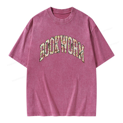 Pagewings Bookworm Unisex Washed T-shirt
