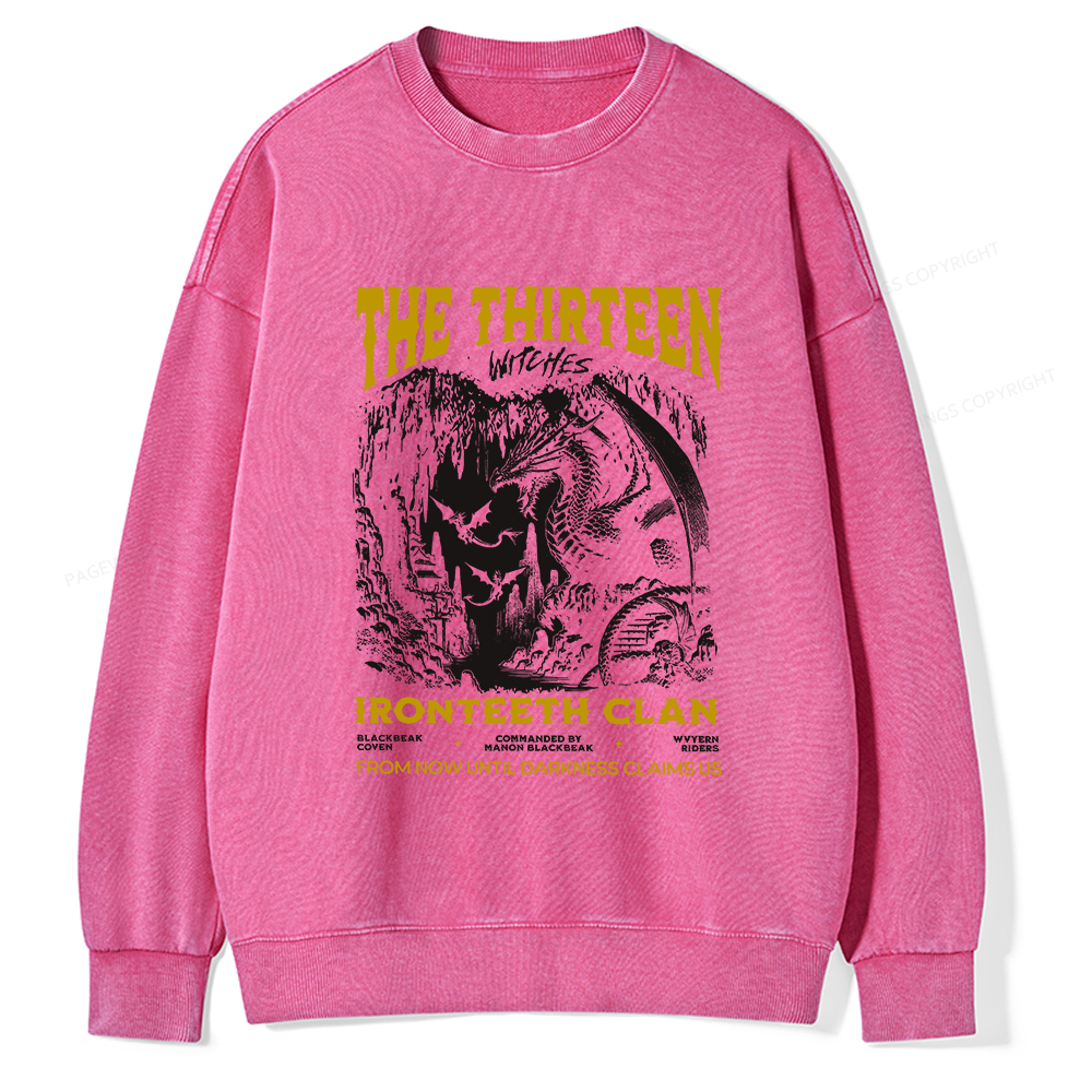 Pagewings The Thirteen Unisex Washed Sweatshirt