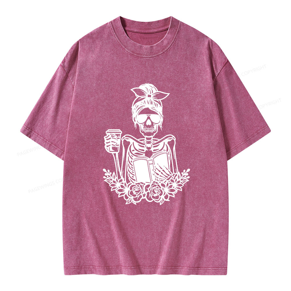 Pagewings Book Lover Unisex Washed T-shirt