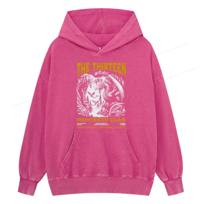 Pagewing Reading Rainbow Unisex Washed Hoodie