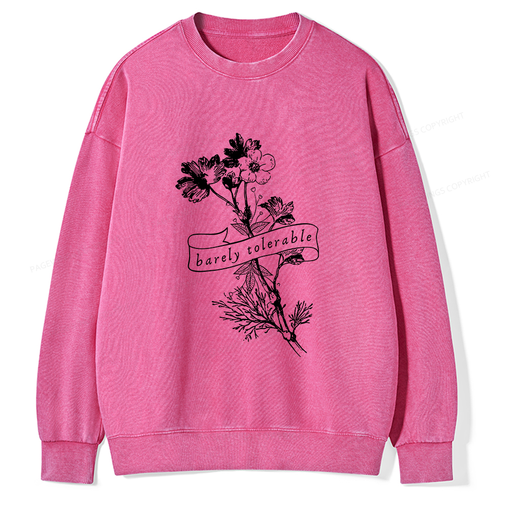 Pagewings Pride And Prejudice Jane Austen Unisex Washed Sweatshirt
