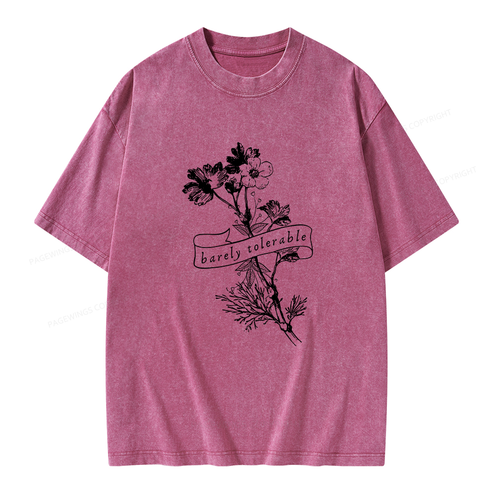 Pagewings Pride And Prejudice Jane Austen Unisex Washed T-shirt