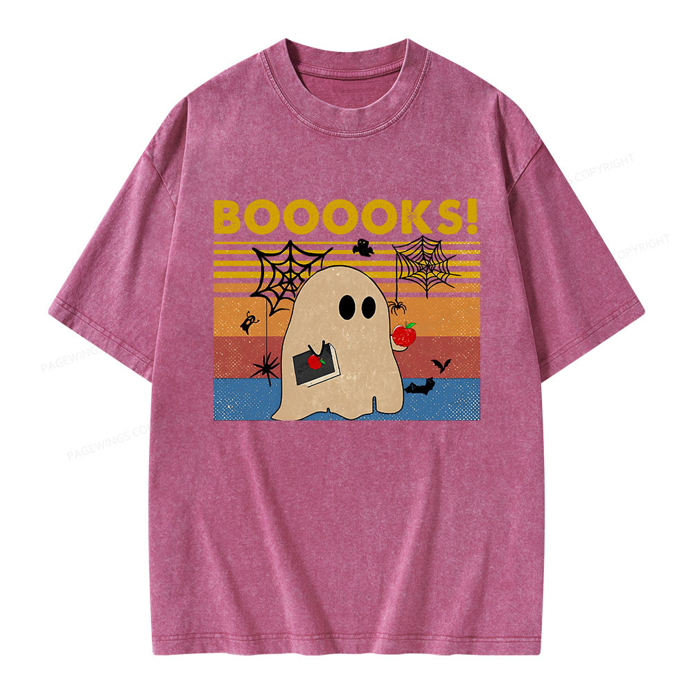 Pagewings Booooks Unisex Washed T-shirt