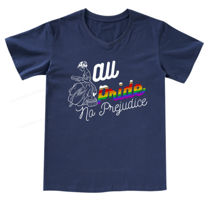 Pagewings All Pride No Prejudice V-neck T-shirt
