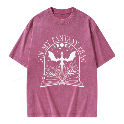 Pagewings In My Fantasy Era Unisex Washed T-shirt