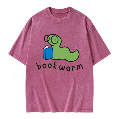 Pagewings Bookworm Unisex Washed T-shirt