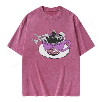 Pagewings Suriel Tea Co Unisex Washed T-shirt