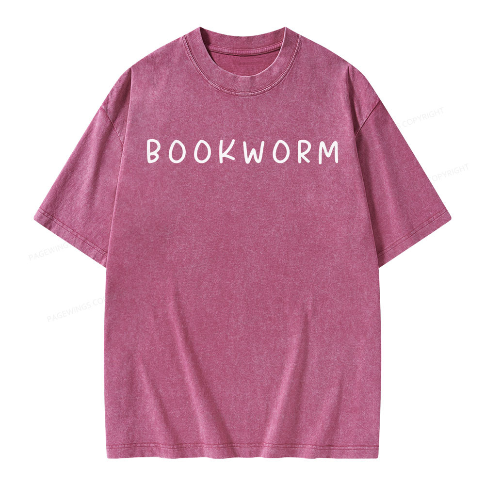 Pagewings Bookworm Unisex Washed T-shirt