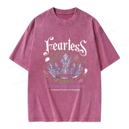Pagewings Fearless Bookish Unisex Washed T-shirt