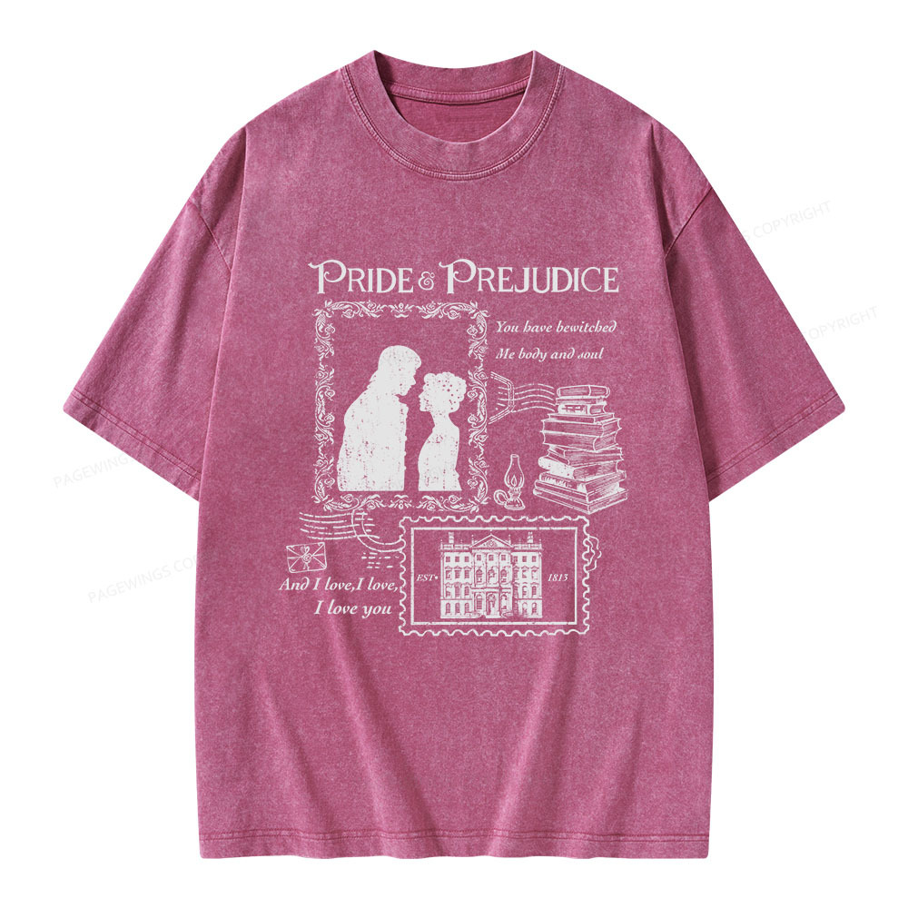 Pagewings And I Love I Love I Love you Unisex Washed T-shirt