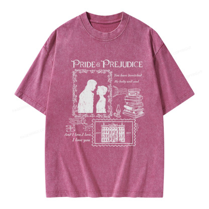 Pagewings And I Love I Love I Love you Unisex Washed T-shirt