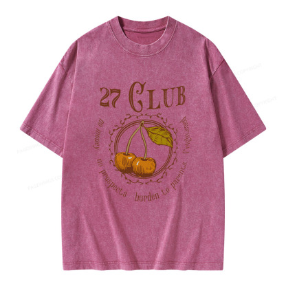Pagewings 27 Club Unisex Washed T-shirt