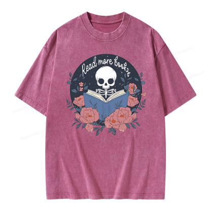 Pagewingsread  more  books Unisex Washed T-shirt